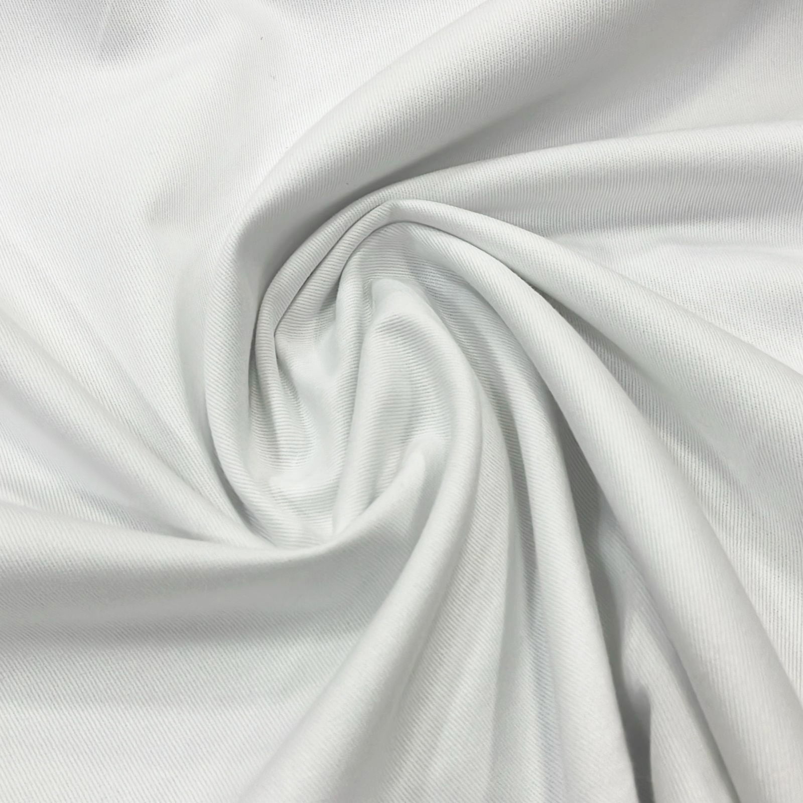 TECIDO BRIM MEDITERRANEO MÉDIO BRANCO 100% ALGODÃO 259 G/M²  COM 1,60 LG