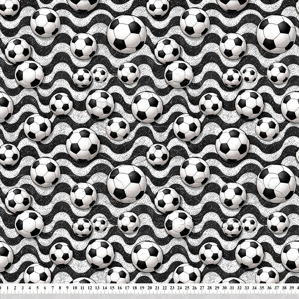 TRICOLINE ESTAMPA DIGITAL CALÇADÃO DE FUTEBOL 100% ALGODÃO COMO 1,50 LG