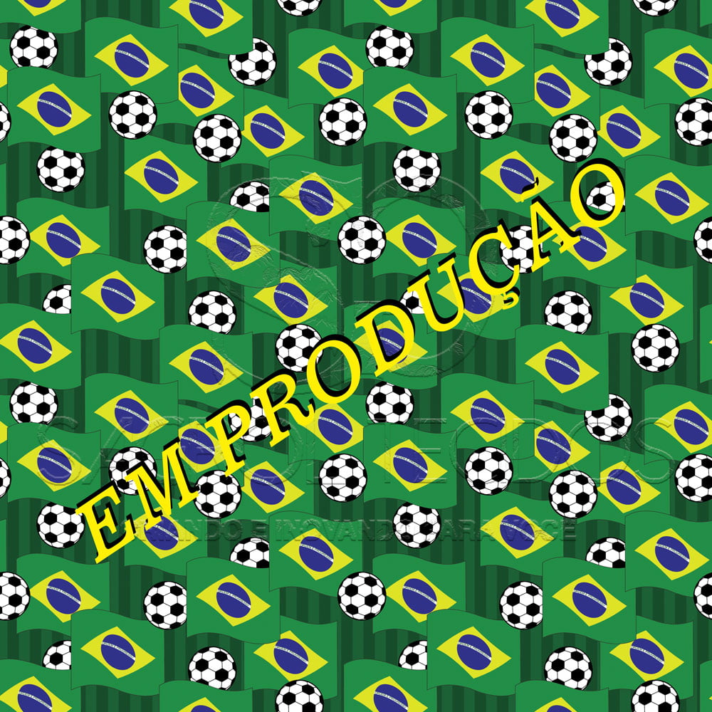 TRICOLINE ESTAMPA DIGITAL COPA DO MUNDO 100% ALGODÃOK COM 1,50 LG 694EE3EB8659A