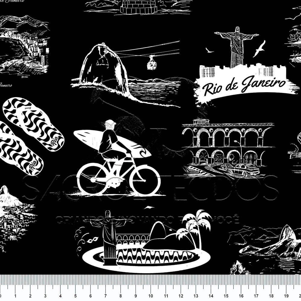 TRICOLINE ESTAMPA DIGITAL RIO CIDADE MARAVILHOSA FUNDO PRETO 684D5FCB756A9