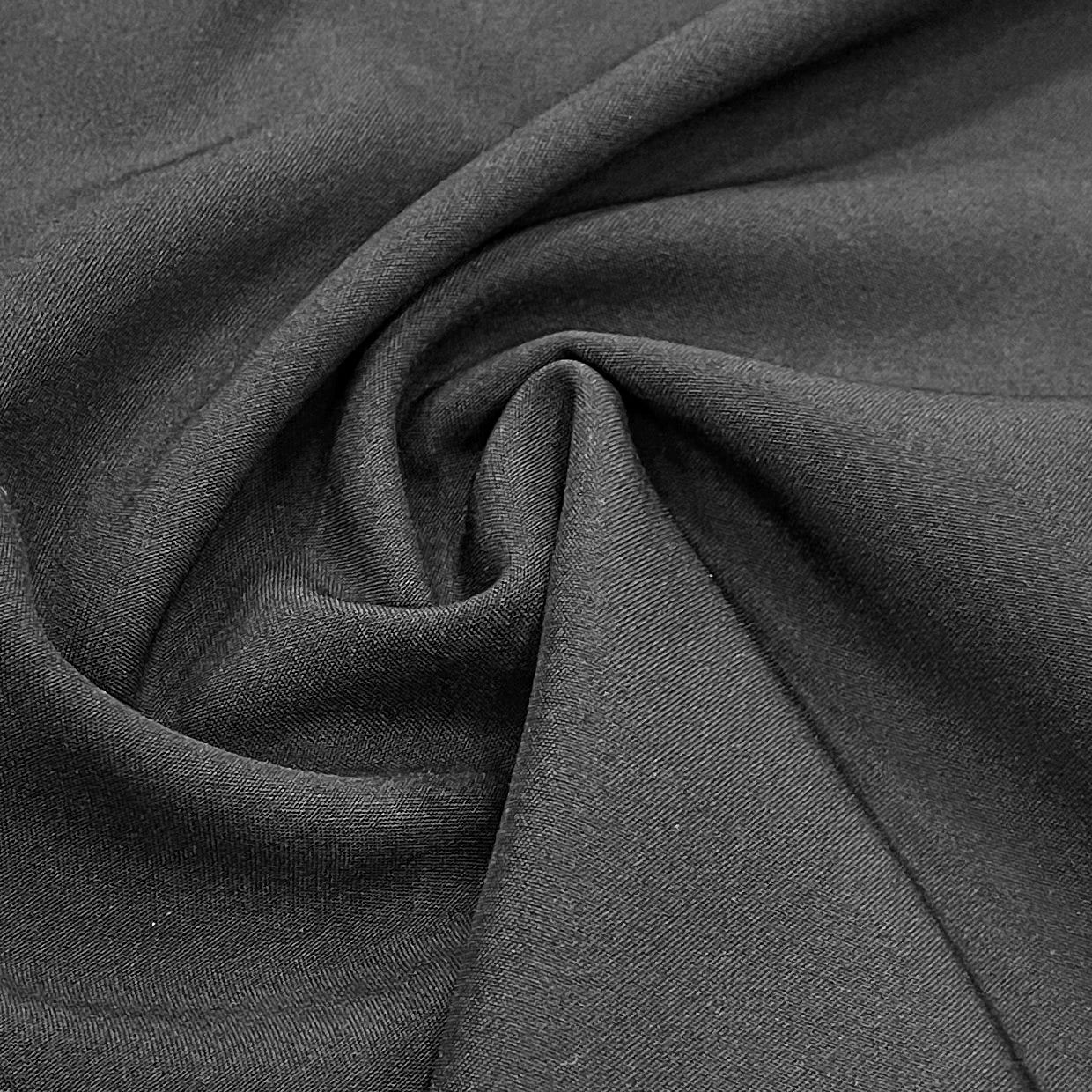 GABARDINE TWO WAY PRETO 97% POLIÉSTER E 3% ELASTANO COM 1,50 LG - REF. 138