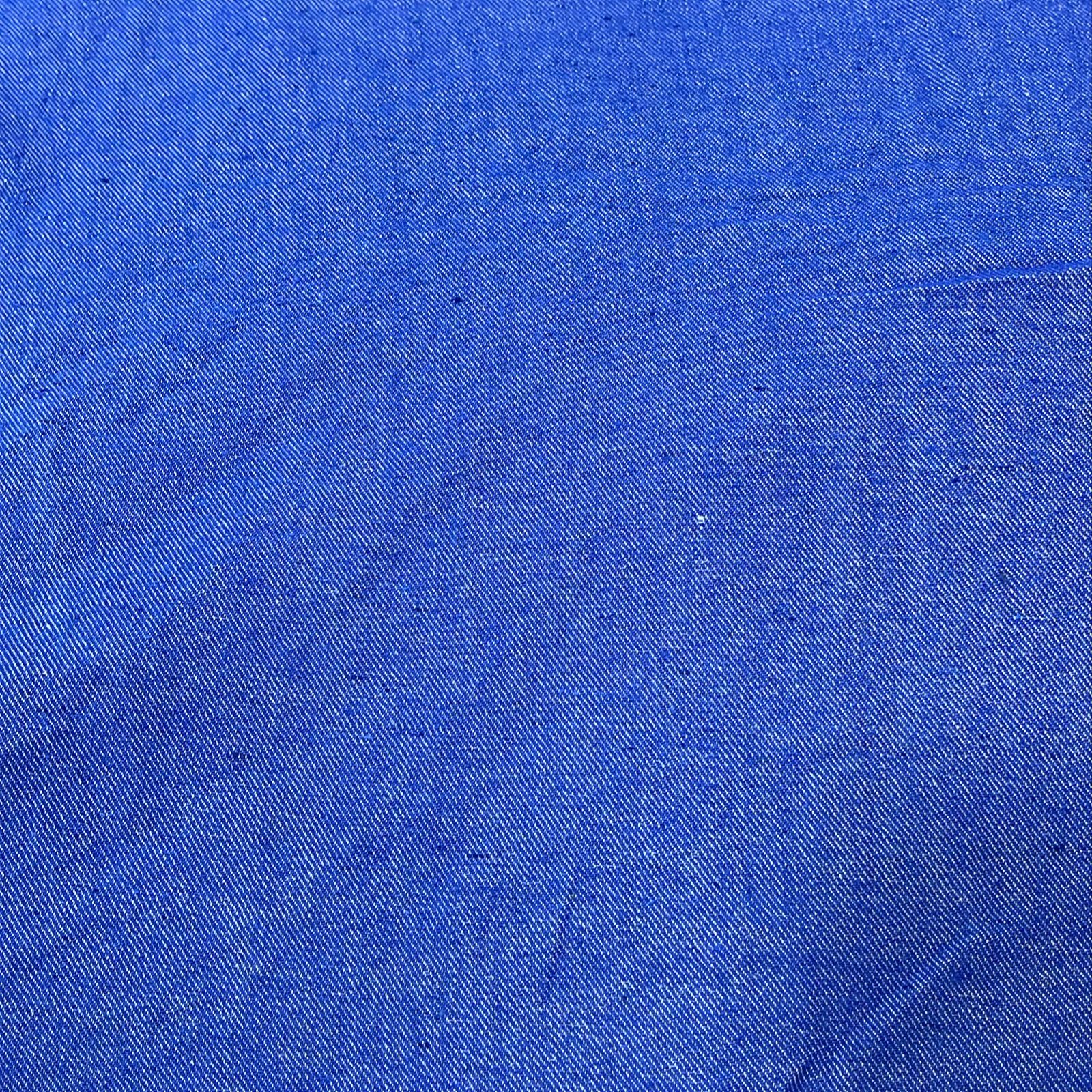 TECIDO JEANS DENIM COTTON COR AZUL FORTE 70% POLIÉSTER E 30% ALGODÃO COM 1,40 LG