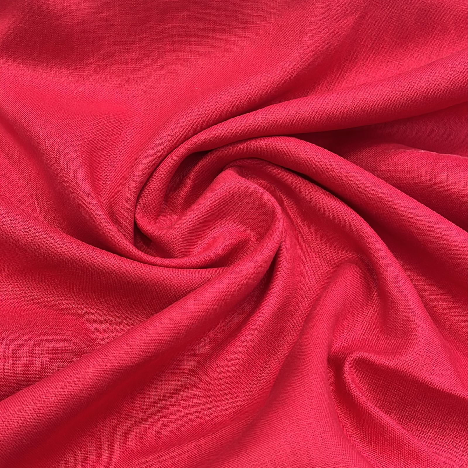TECIDO DE LINHO PURO - COR VERMELHO - 100% LINHO - 260 G/M² - COM 1,40 LG