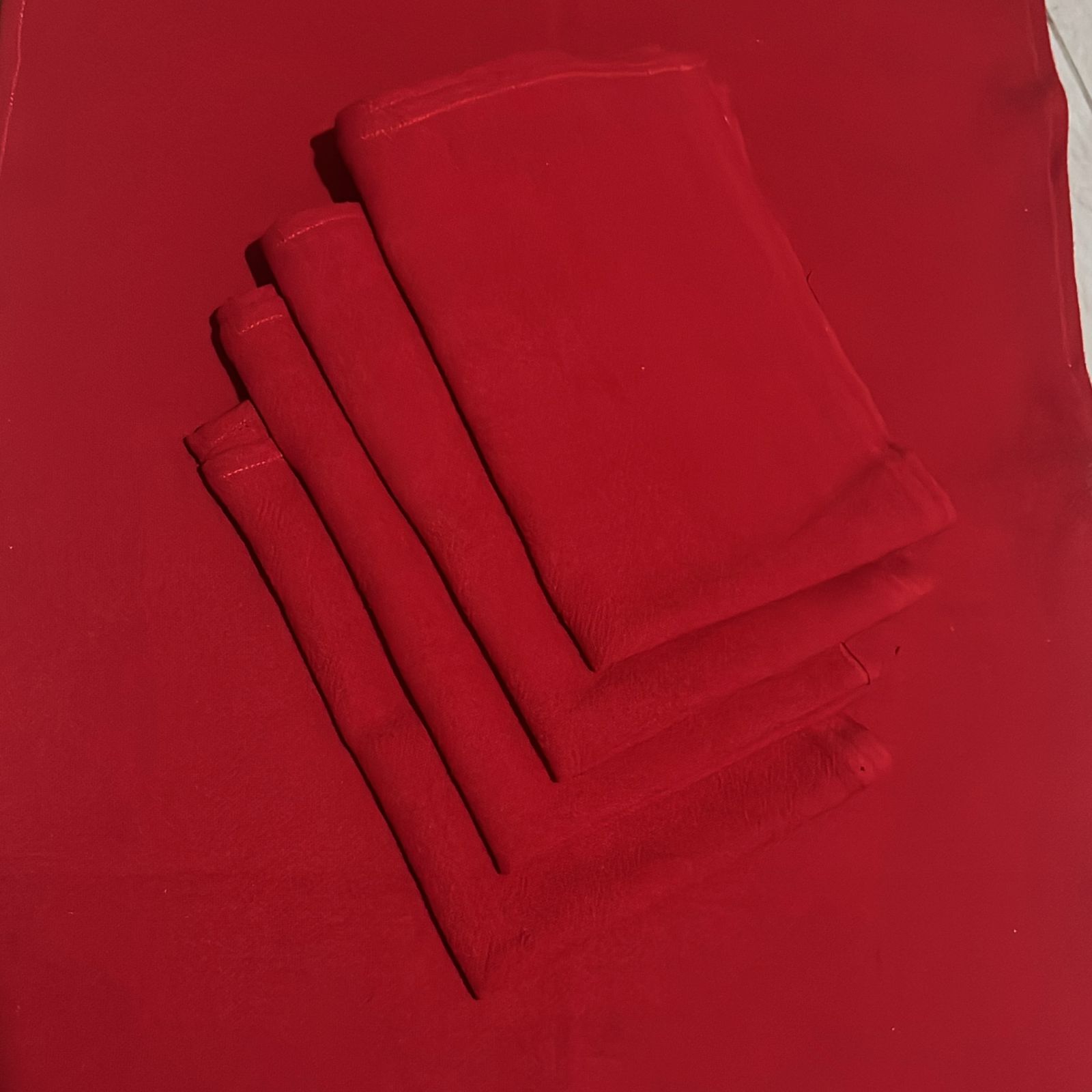 PANO DE PRATO E COPA PP-24 COM BAINHA VERMELHO 100% ALGODÃO COM 0,48CM X 0,70 CM