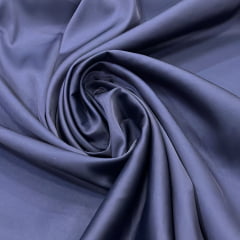 TECIDO CETIM DULL VIVID RED - COR AZUL MARINHO - 97% POLIPESTER E 3% ELASTANO - 94 G/M² - COM 1,45 LG
