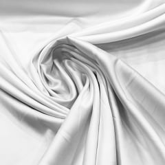TECIDO CETIM DULL VIVID RED - COR BRANCO - 97% POLIPESTER E 3% ELASTANO - 94 G/M² - COM 1,45 LG