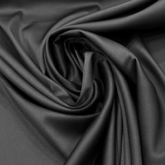 TECIDO CETIM DULL VIVID RED - COR PRETO - 97% POLIPESTER E 3% ELASTANO - 94 G/M² - COM 1,45 LG