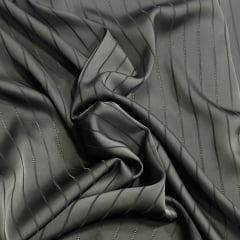 CREPE DE ALFAIATARIA TEXTURIZADO COR PRETO - 100% POLIÉSTER - 135 G/M2 - COM 1,50 LG