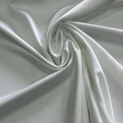 CREPE SATIN INDONÉSIA - COR OFF WHITE - 100% POLIÉSTER - 256 G/M² COM 1,50 LG