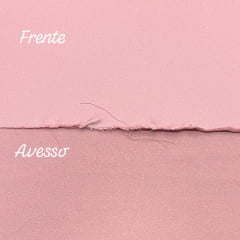 CREPE SATIN INDONÉSIA - COR ROSE - 100% POLIÉSTER - 256 G/M² COM 1,50 LG