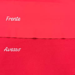 CREPE SATIN INDONÉSIA - COR VERMELHO - 100% POLIÉSTER - 256 G/M² COM 1,50 LG