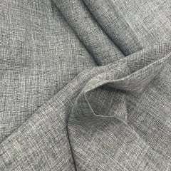TECIDO CREPE MELANGE MESCLADO CINZA CHUMBO 100% POLIÉSTER COM 1,50 LG