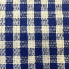 TECIDO LONITA XADREZ COM 7 MM ROYAL COM BRANCO 100% ALGODÃO COM 1,40 LG TECIDO LONITA XADREZ COM 7 MM ROYAL COM BRANCO 100% ALGODÃO COM 1,40 LG