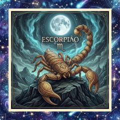 TRICOLINE ESTAMPA DIGITAL 3D - KIT COM 3 FRENTES DE ALMOFADAS - SIGNOS - ESCORPIÃO, SAGITÁRIO E CAPRICÓRNIO (0,49X0,49CM) 100% ALGODÃO COM 1,50 LG