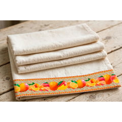 TRICOLINE ESTAMPA DIGITAL COM 11 BARRAS DE 12 CM PARA PANO DE PRATOS 1 100% ALGODÃO COM 1,50 LG