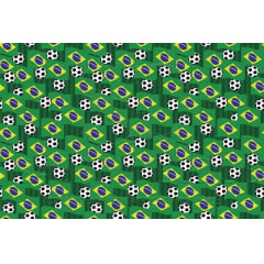 TRICOLINE ESTAMPA DIGITAL COPA DO MUNDO 100% ALGODÃOK COM 1,50 LG 694EE3EB8659A