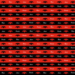 TRICOLINE ESTAMPA DIGITAL NOVO FLAMENGO, RAÇA, AMOR E PAIXÃO 100% ALGODÃO COM 1,50 LG