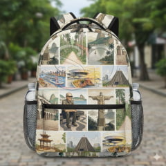 TRICOLINE ESTAMPA DIGITAL RETRATOS DO RIO 100% ALGODÃO COM 1,50 LG