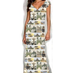 TRICOLINE ESTAMPA DIGITAL RETRATOS DO RIO 100% ALGODÃO COM 1,50 LG