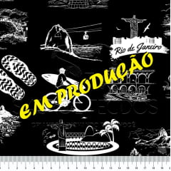 TRICOLINE ESTAMPA DIGITAL RIO CIDADE MARAVILHOSA FUNDO PRETO 684D5FCB756A9