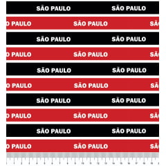 TRICOLINE ESTAMPA DIGITAL SÃO PAULO PAINEL DE 1,00X1,50 LG 100% ALGODÃO