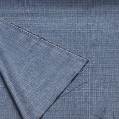 TECIDO GABARDINE DE ALFAIATARIA XADREZ COR MARINHO 100% POLIÉSTER COM 1,50 LG