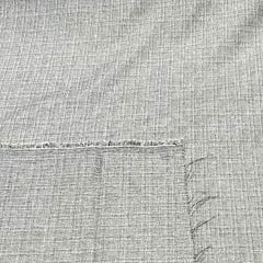 TECIDO GABARDINE DE ALFAIATARIA XADREZ COR PRATA 100% POLIÉSTER COM 1,50 LG