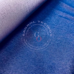 TECIDO JEANS PESADO AZUL DENIM VINCE FLEX COM ELASTANO COM 1,50 LG - REF. 696