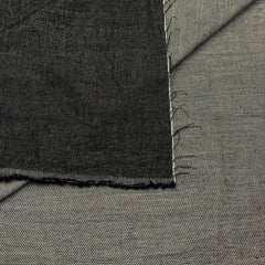 TECIDO JEANS DENIM COTTON COR JET BLACK 70% POLIÉSTER E 30% ALGODÃO COM 1,40 LG