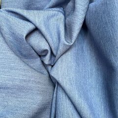 TECIDO JEANS CHAMBRAY TENCEL 70% VISCOSE, 27% POLIÉSTER E 3% ELASTANO COM 1,47 LG 68A628F5E666E