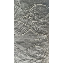LINHO MISTO BORDADO FLORAL - 70% VISCOSE E 30% LINHO - 180 G/M² - COM 1,40 LG 
