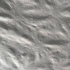 LINHO MISTO BORDADO FLORAL - 70% VISCOSE E 30% LINHO - 180 G/M² - COM 1,40 LG 