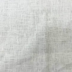 TECIDO CAMBRAIA DE LINHO PURO - COR BRANCO - 100% LINHO - 220 G/M² - COM 1,40 LG