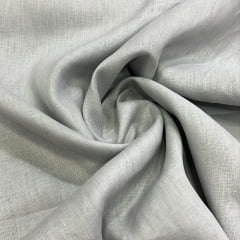 TECIDO DE LINHO PURO - COR CINZA - 100% LINHO - 260 G/M² - COM 1,40 LG