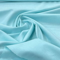 TECIDO LINHO MISTO COM ALGODÃO VERDE ÁGUA 55% LINHO 45% ALGODÃO COM 1,40 LG