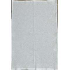 PANO DE PRATO E COPA PP-24 COM BAINHA BRANCO 100% ALGODÃO COM 0,48CM X 0,70 CM