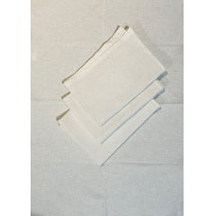 PANO DE PRATO E COPA PP-24 COM BAINHA - COR CRUA - 100% ALGODÃO - COM 0,48CM X 0,70 CM