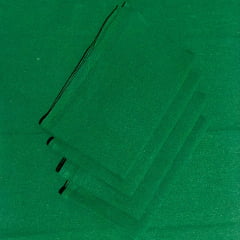 PANO DE PRATO E COPA PP-24 COM BAINHA VERDE 100% ALGODÃO COM 0,48CM X 0,70 CM