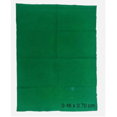 PANO DE PRATO E COPA PP-24 COM BAINHA VERDE 100% ALGODÃO COM 0,48CM X 0,70 CM