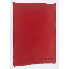 PANO DE PRATO E COPA PP-24 COM BAINHA VERMELHO 100% ALGODÃO COM 0,48CM X 0,70 CM