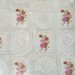 PLÁSTICO CRISTAL ESTAMPADO - 100% PVC - COM 1,40 LG - 6A84BC78D3A61 PLÁSTICO CRISTAL ESTAMPADO - 100% PVC - COM 1,40 LG - 6A84BC78D3A61