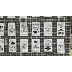 FLANELADO BARBECUE PRETO 100% POLIÉSTER COM 1,40 LG FLANELADO BARBECUE PRETO 100% POLIÉSTER COM 1,40 LG