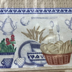 FORRO PARA TOALHA DE MESA TÉRMICO ESTAMPA CAFÉ DA MANHÃ 100% POLIÉSTER COM 1,40 LG FORRO PARA TOALHA DE MESA TÉRMICO ESTAMPA CAFÉ DA MANHÃ 100% POLIÉSTER COM 1,40 LG