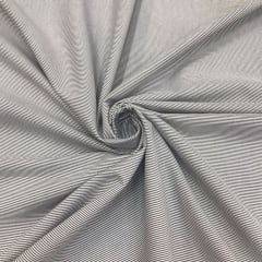 TECIDO FIO TINTO MISTO LISTRAS PRETO COM 1MM - REF. 448