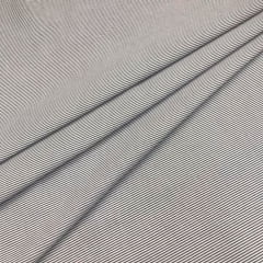 TECIDO FIO TINTO MISTO LISTRAS PRETO COM 1MM - REF. 448