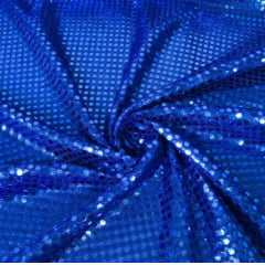 TECIDO PAETÊ FANTASIA - AZUL ROYAL - 64 G/M² - 100% POLIÉSTER - COM 1,09 DE LARGURA