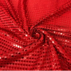 TECIDO PAETÊ FANTASIA - VERMELHO - 64 G/M² - 100% POLIÉSTER - COM 1,09 DE LARGURA TECIDO PAETÊ FANTASIA - VERMELHO - 64 G/M² - 100% POLIÉSTER - COM 1,09 DE LARGURA