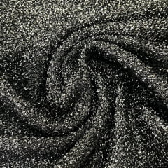 TECIDO SERPENTINA DE CARNAVAL - PRETA - 100% POLIÉSTER - COM 1,50 LG TECIDO SERPENTINA DE CARNAVAL - PRETA - 100% POLIÉSTER - COM 1,50 LG