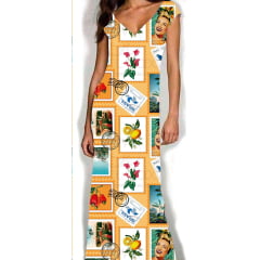 VISCOSE ESTAMPA DIGITAL CARMEM MIRANDA 100% VISCOSE COM 1,40 LG