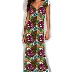 VISCOSE ESTAMPA DIGITAL GEOMÉTRICA CORDAS ENTRELAÇADAS 100% VISCOSE COM 1,40 LG